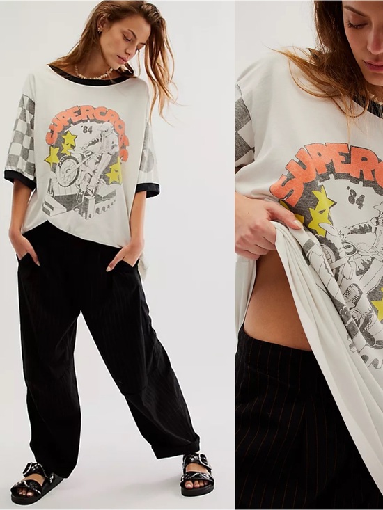 Free People Tops - Free People | The Bureau Vintage Wash Supercross Tee
